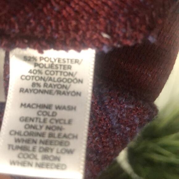 LOFT Peplum Knit Blouse Size Large - Picture 5 of 5